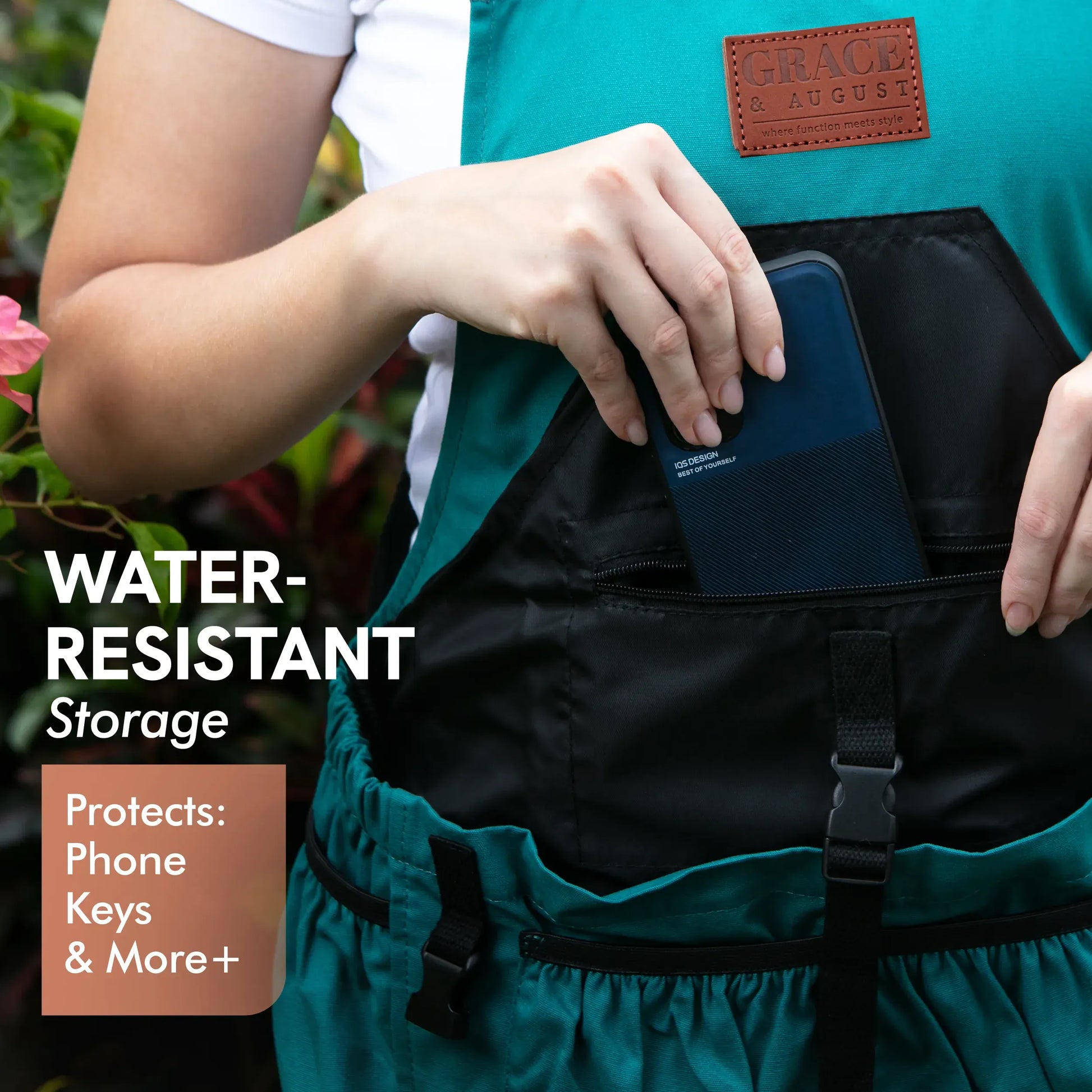 Gardening Apron with Pockets Canvas Apron