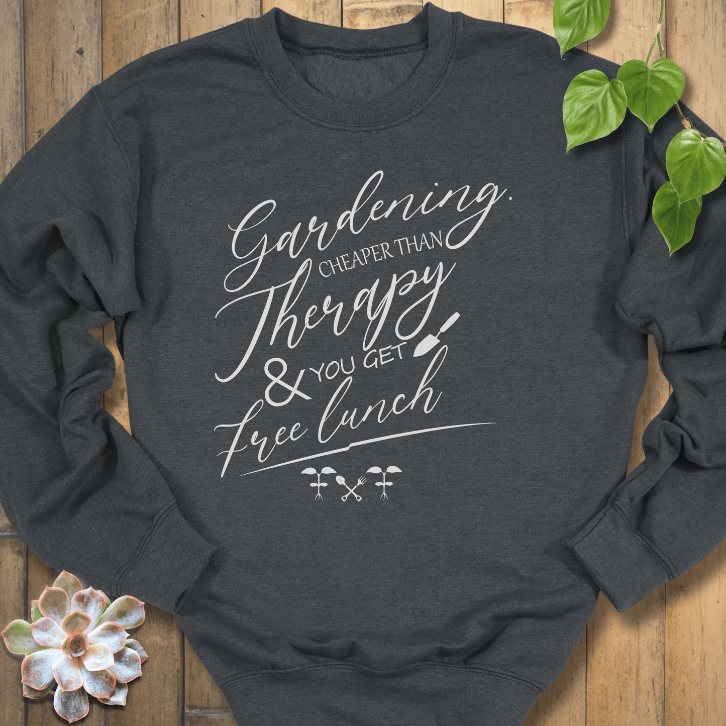 Dark Heather / S Gardening Cheater Sweatshirt Sweatshirt