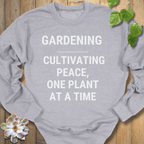 Sport Grey / S Gardening Cultivating Peace Sweatshirt Sweatshirt