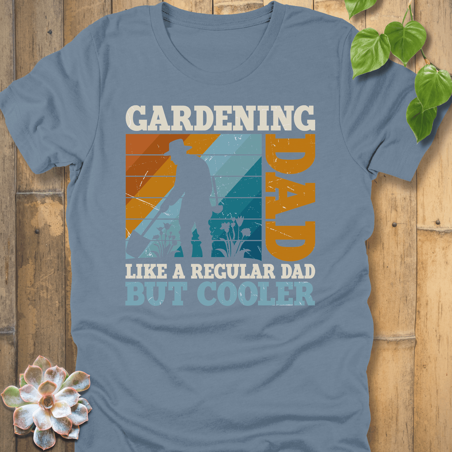 Steel Blue / S Gardening Dad T-Shirt T-Shirt