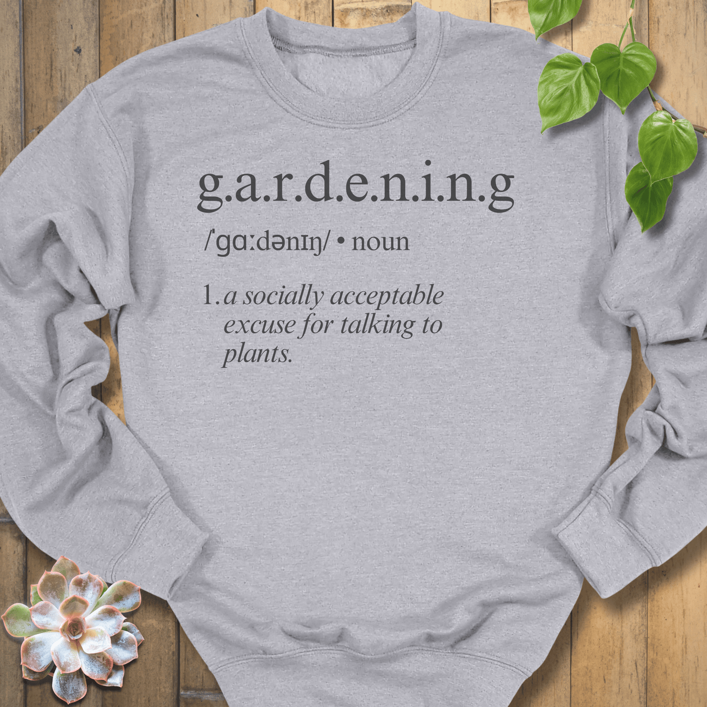 Sport Grey / S Gardening Dictionary Sweatshirt Sweatshirt