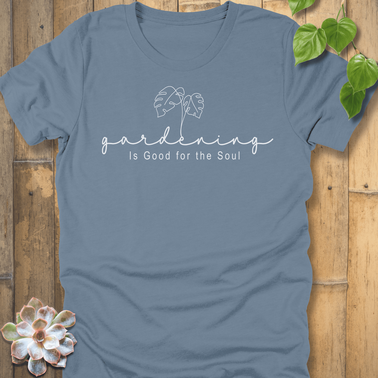 Steel Blue / S Gardening Is Good T-Shirt T-Shirt