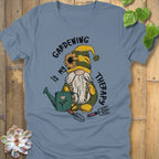 Steel Blue / S Gardening Is My Therapy T-Shirt T-Shirt