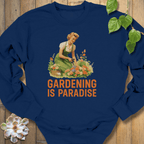Navy / S Gardening Is Paradise Sweatshirt Sweatshirt