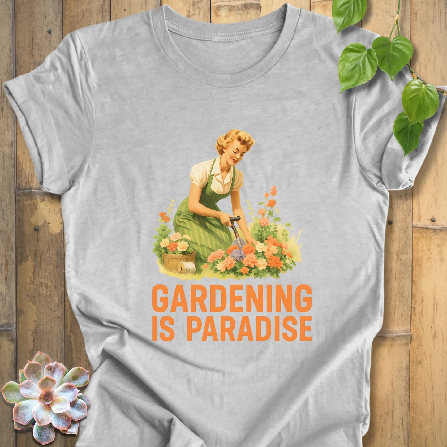 Athletic Heather / XS Gardening is Paradise T-Shirt T-Shirt