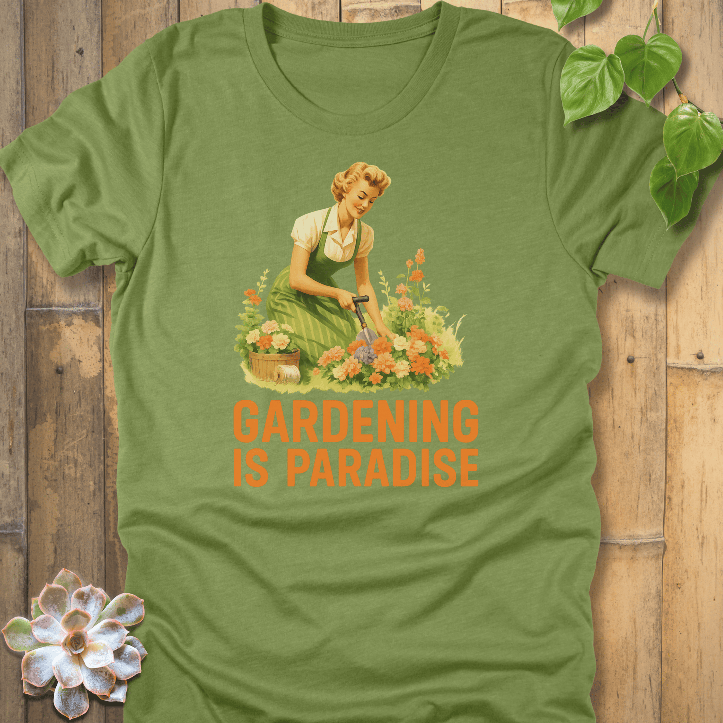 Heather Green / M Gardening Is Paradise T-Shirt T-Shirt