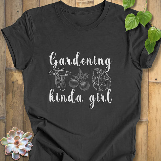 Dark Grey Heather / XS Gardening Kinda Girl - T-Shirt T-Shirt