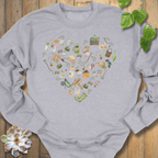 Sport Grey / S Gardening Loveheart Sweatshirt Sweatshirt