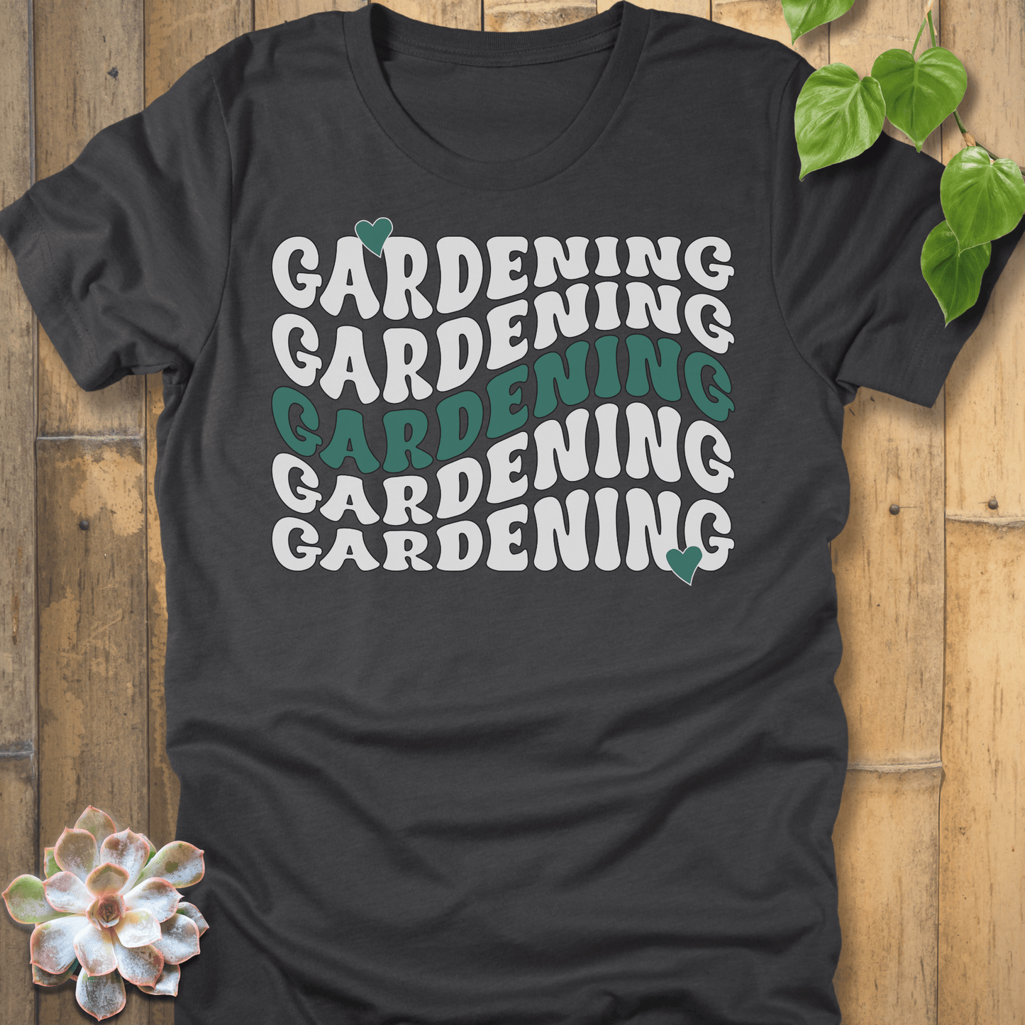 Dark Grey Heather / S Gardening - T-Shirt T-Shirt