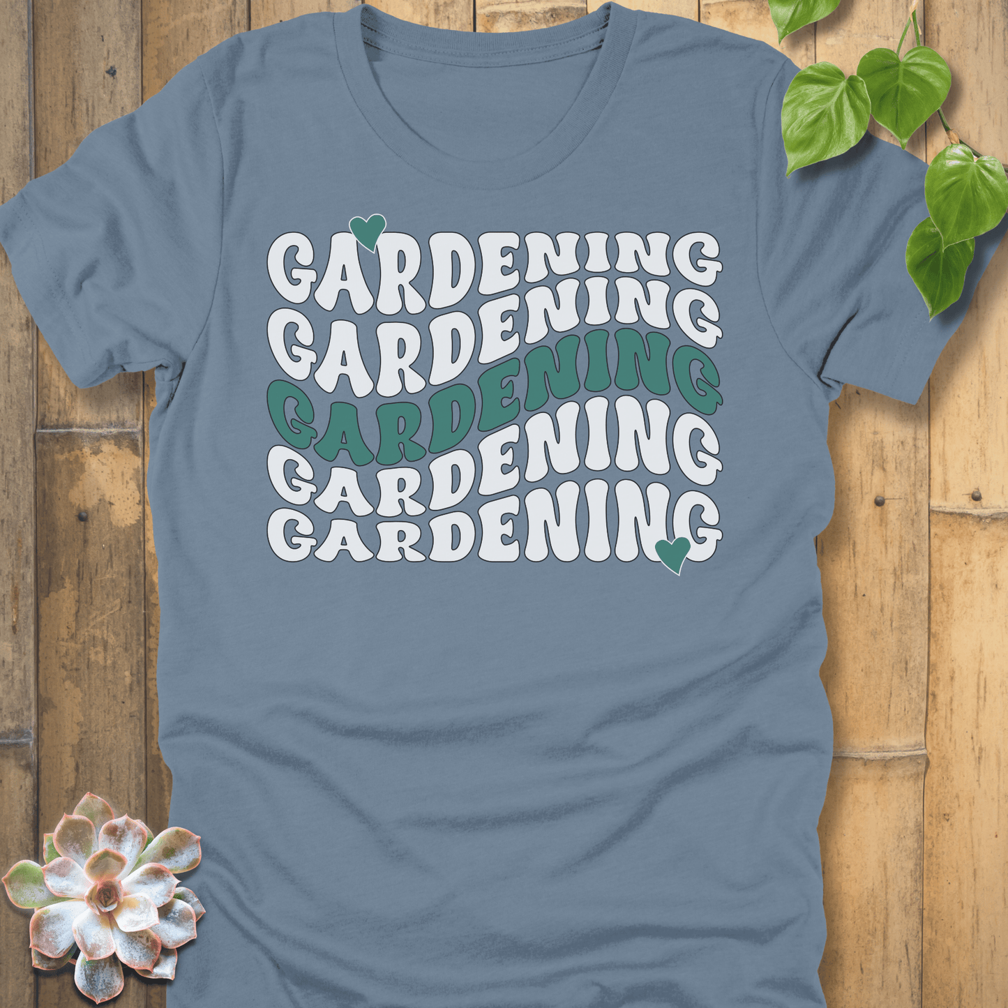 Steel Blue / S Gardening - T-Shirt T-Shirt