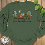 Military Green / S Gardening Yoga Sweatshirt Sweatshirt