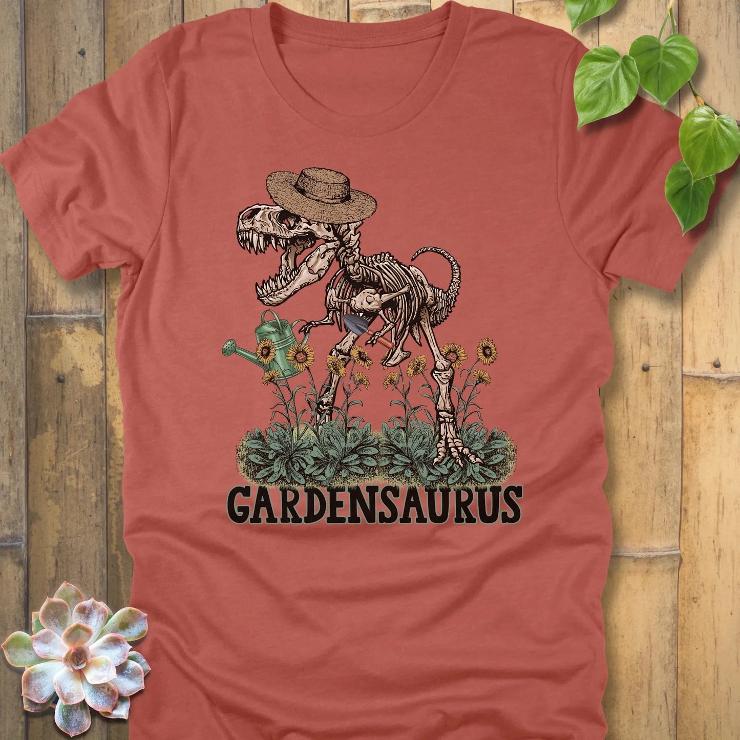 Heather Clay / S Gardensaurus T-Shirt T-Shirt