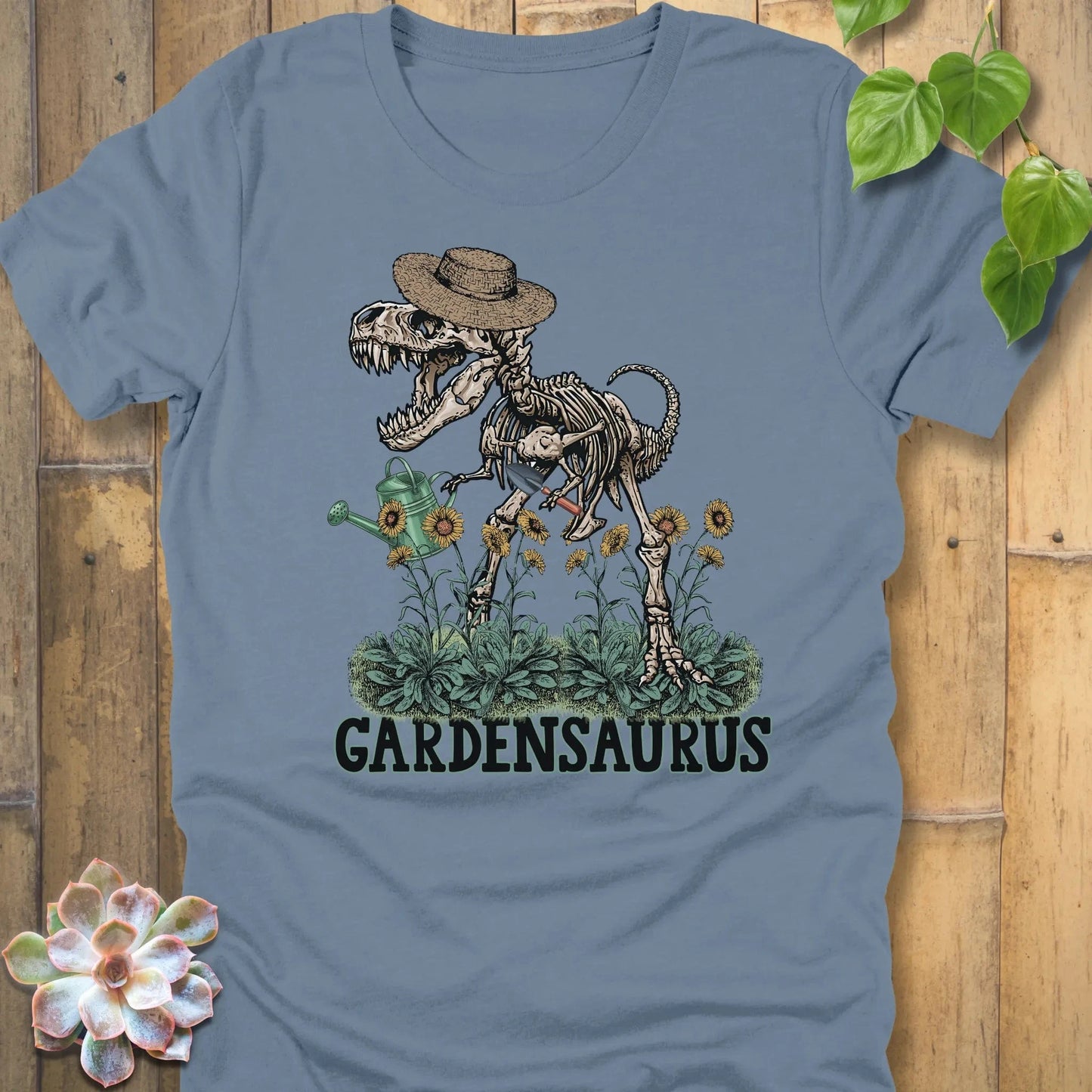 Steel Blue / S Gardensaurus T-Shirt T-Shirt