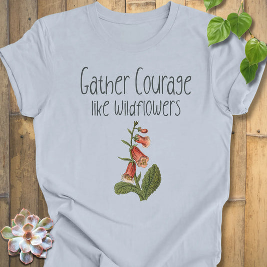 Light Blue / XS Gather Courage T-shirt T-Shirt