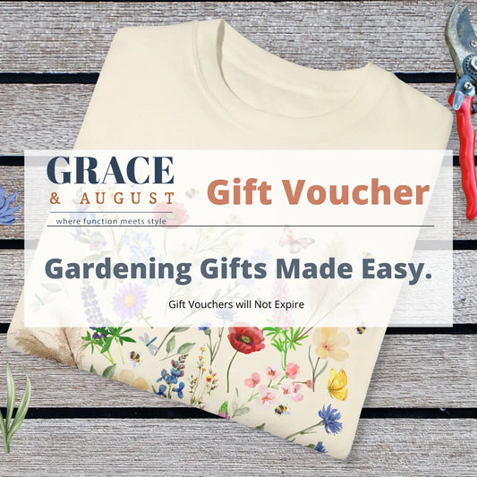 Grace & August Gift Voucher – $15, $25, $50, or $100 (Digital Delivery) gift Voucher