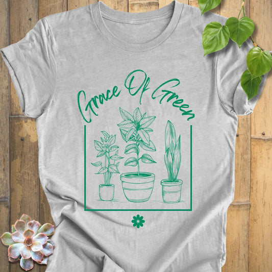 Athletic Heather / XS Grace Of Green T-Shirt T-Shirt