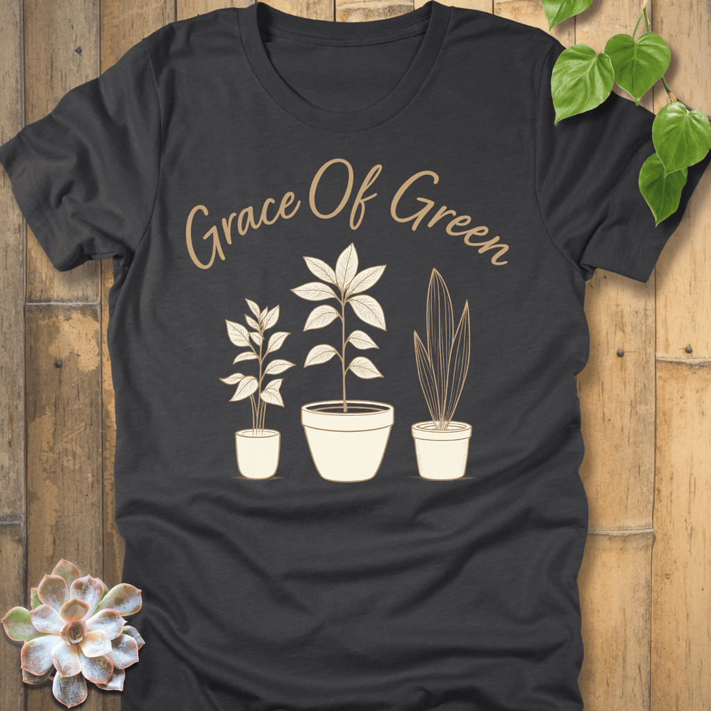 Dark Grey Heather / S Grace Of Green T-Shirt T-Shirt