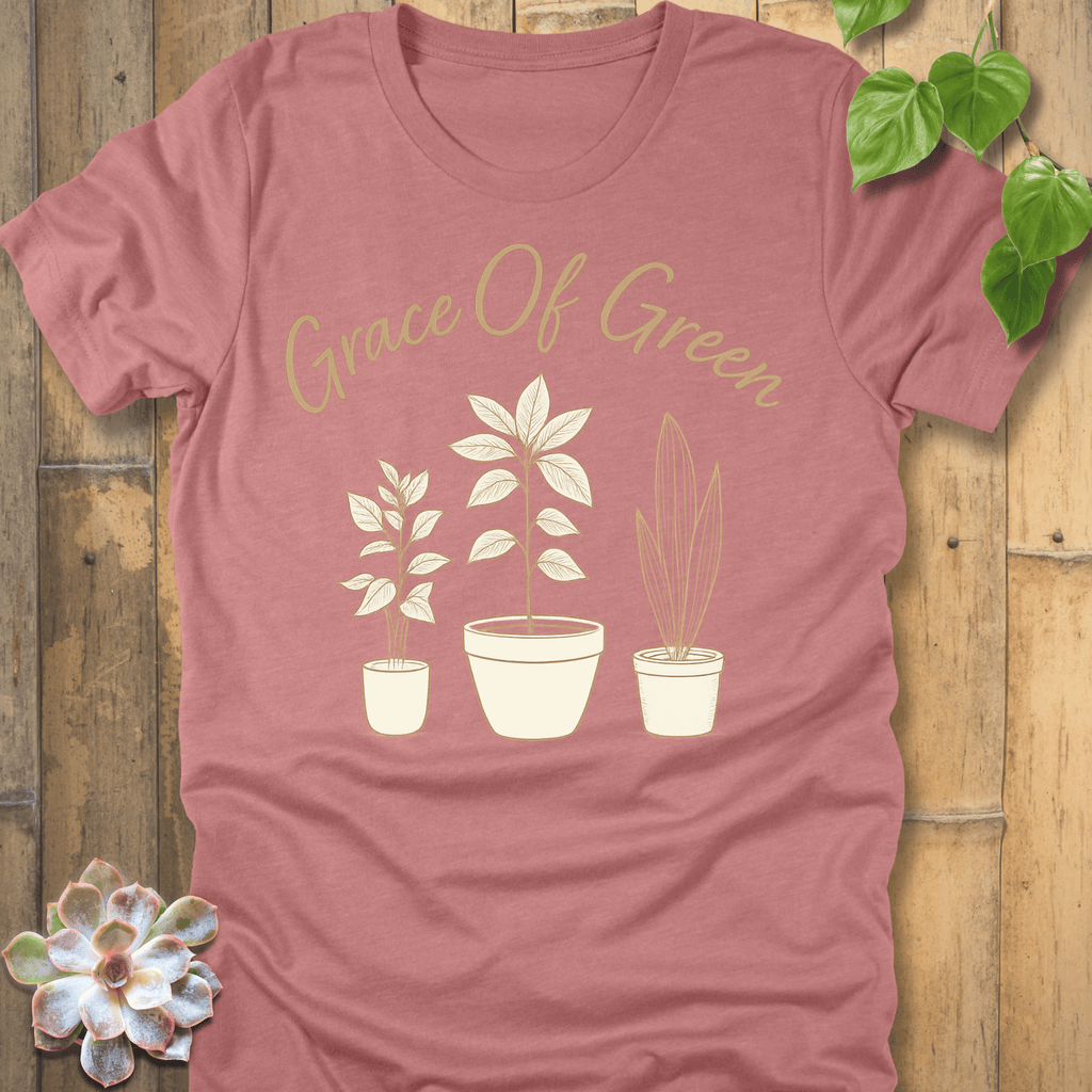 Heather Mauve / S Grace Of Green T-Shirt T-Shirt