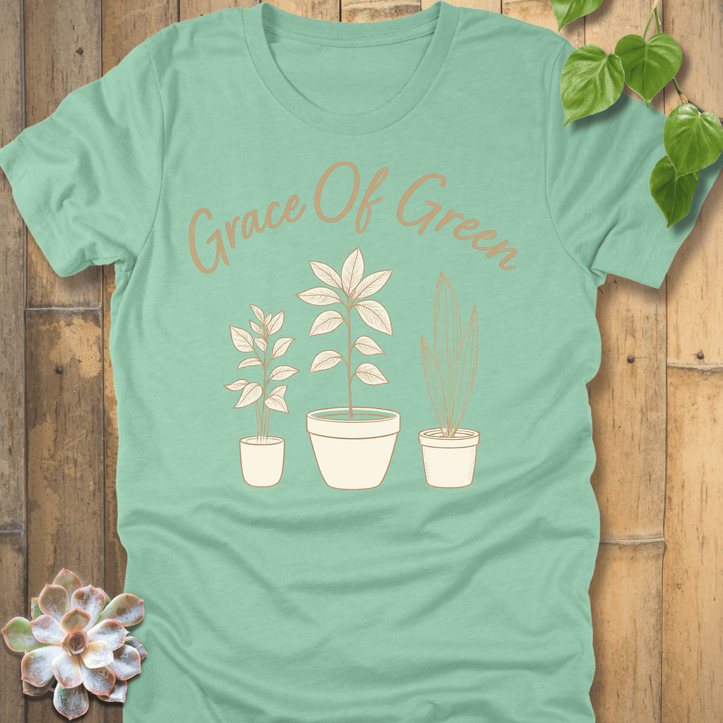Heather Mint / S Grace Of Green T-Shirt T-Shirt
