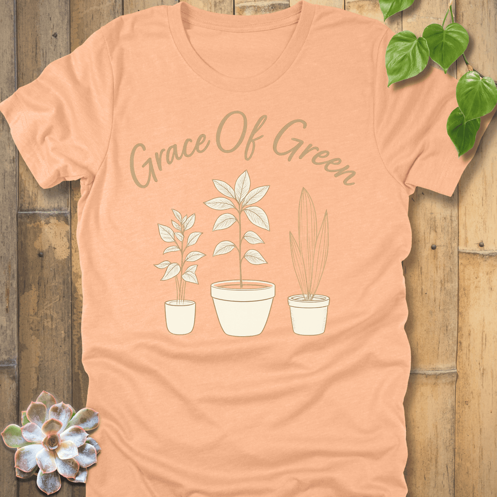 Heather Peach / S Grace Of Green T-Shirt T-Shirt