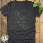 Dark Grey Heather / S Grow Plants T-shirt T-Shirt