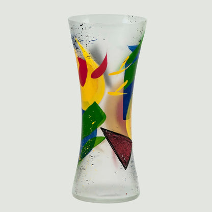 Medium / Multicolor / 300 Handpainted Glass Vase Home Decor