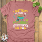 Heather Mauve / S Hangout With My Dogs T-Shirt T-Shirt