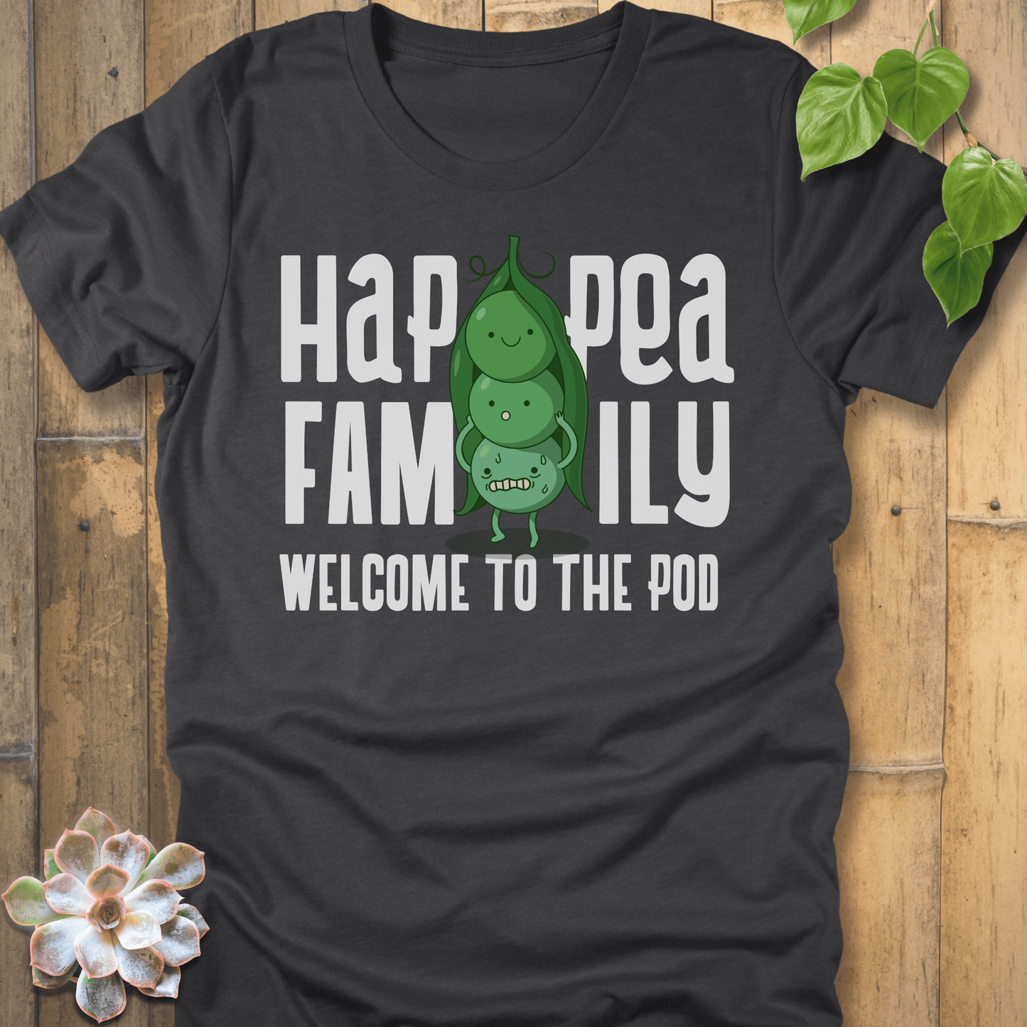 Dark Grey Heather / S Happea Family T-shirt T-Shirt