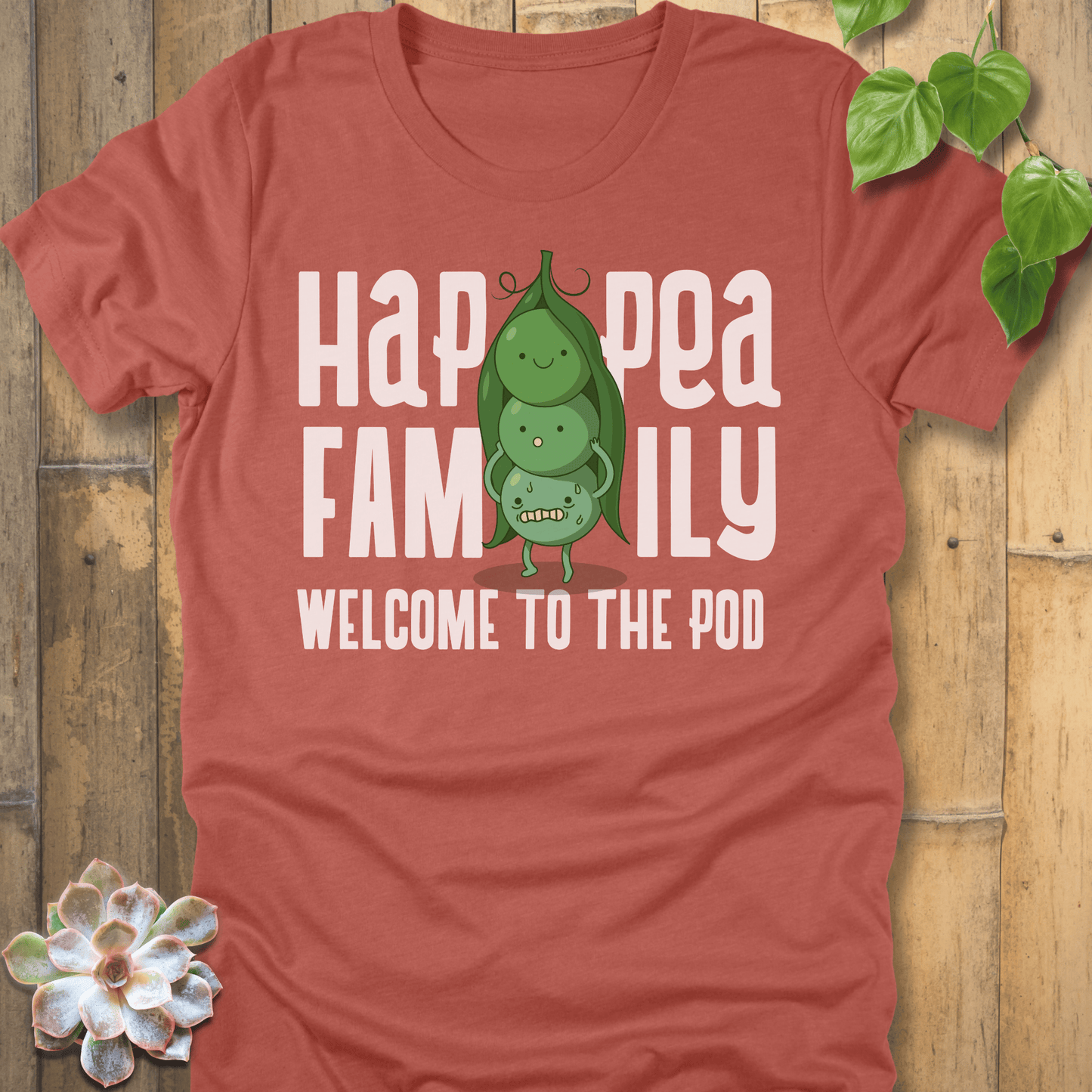 Heather Clay / S Happea Family T-shirt T-Shirt
