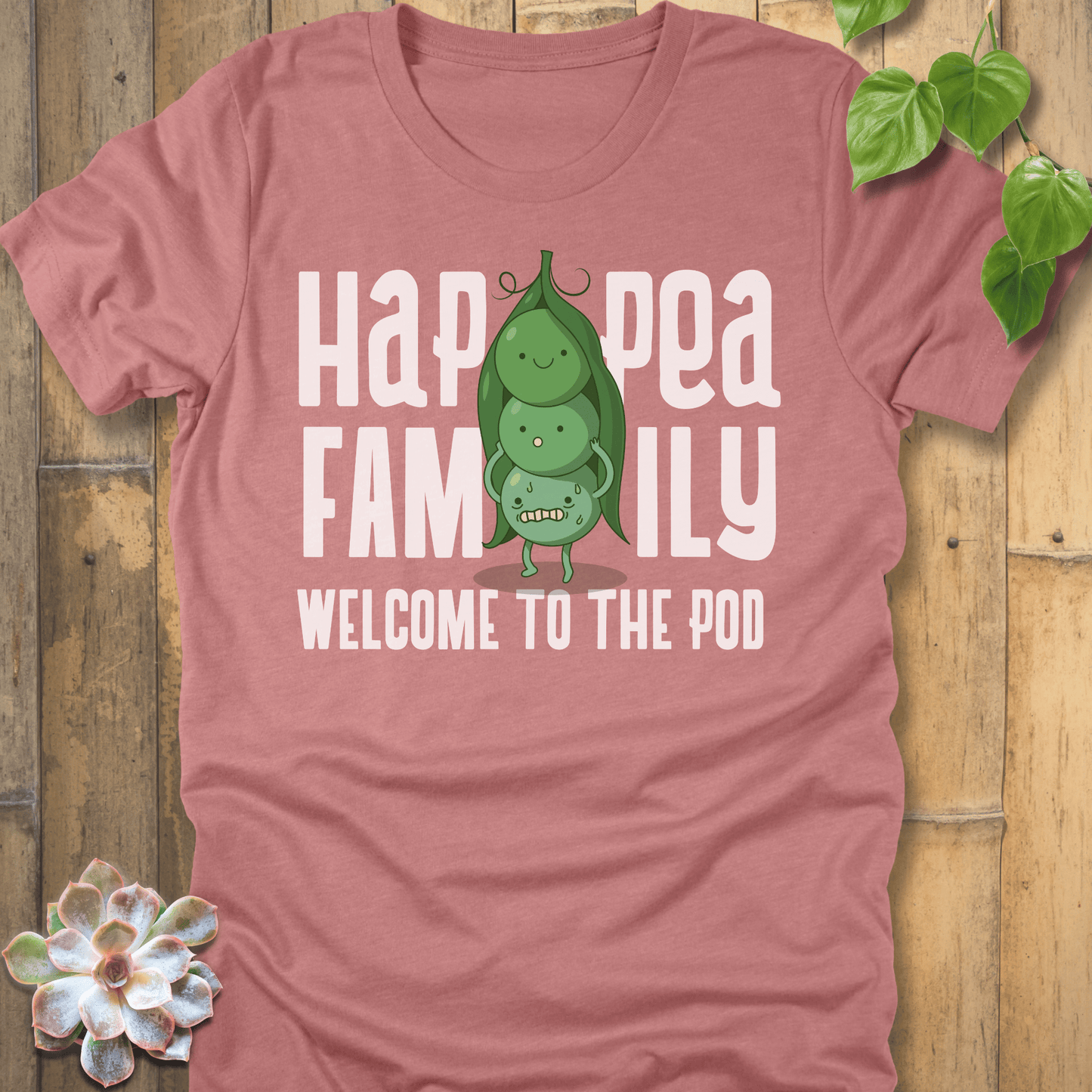 Heather Mauve / S Happea Family T-shirt T-Shirt