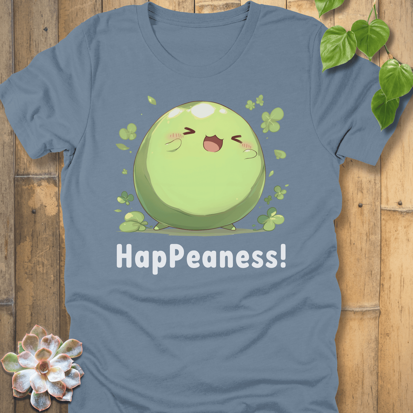 Steel Blue / S Happeaness T-shirt T-Shirt