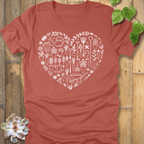 Heather Clay / S Heart Of A Gardener T-Shirt T-Shirt