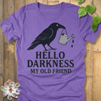 Heather Team Purple / S Hello Darkness T-Shirt T-Shirt