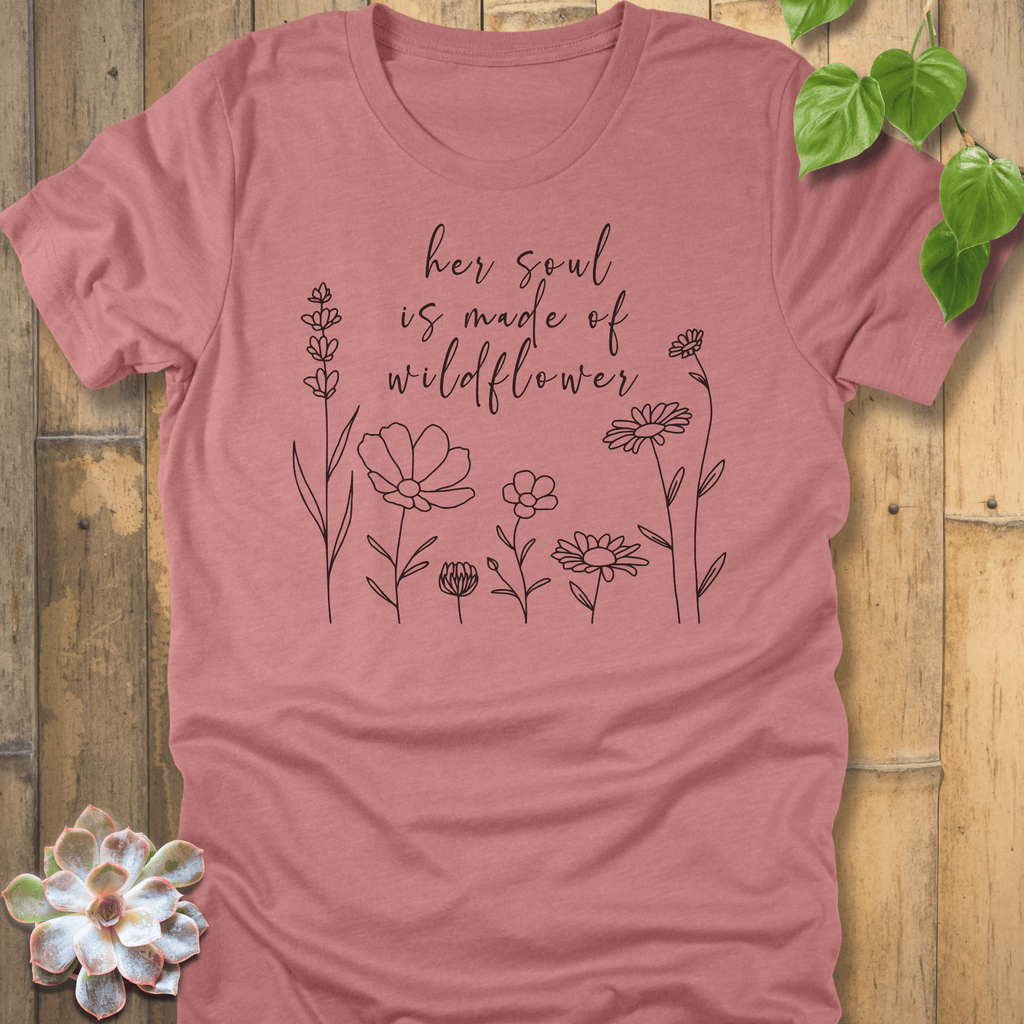 Heather Mauve / S Her Soul T-Shirt T-Shirt