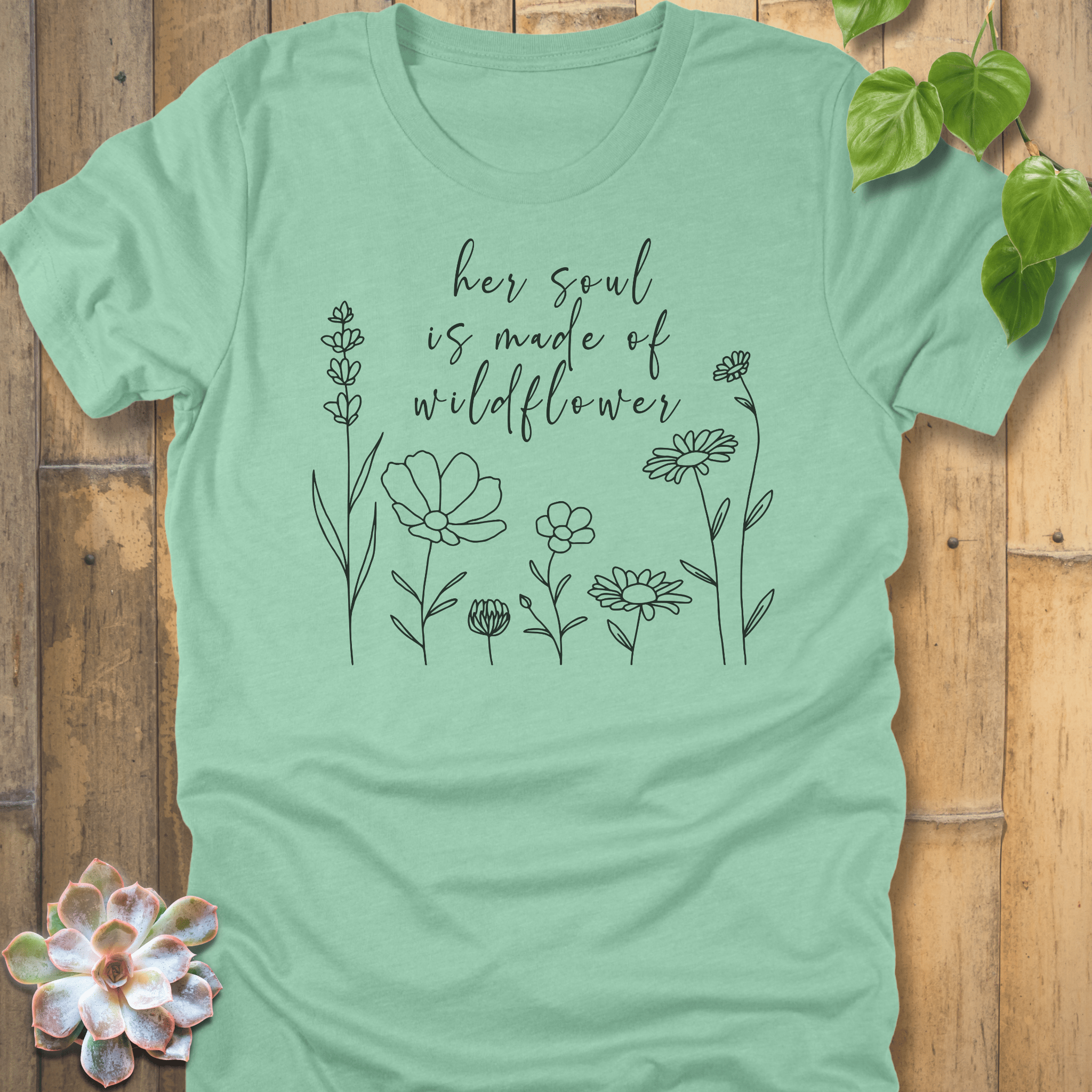 Heather Mint / S Her Soul T-Shirt T-Shirt