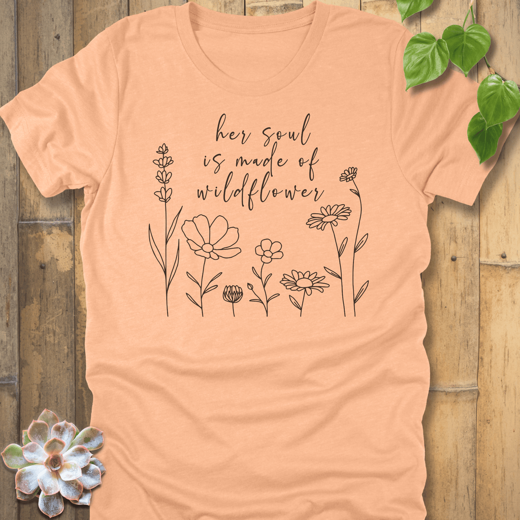 Heather Peach / S Her Soul T-Shirt T-Shirt
