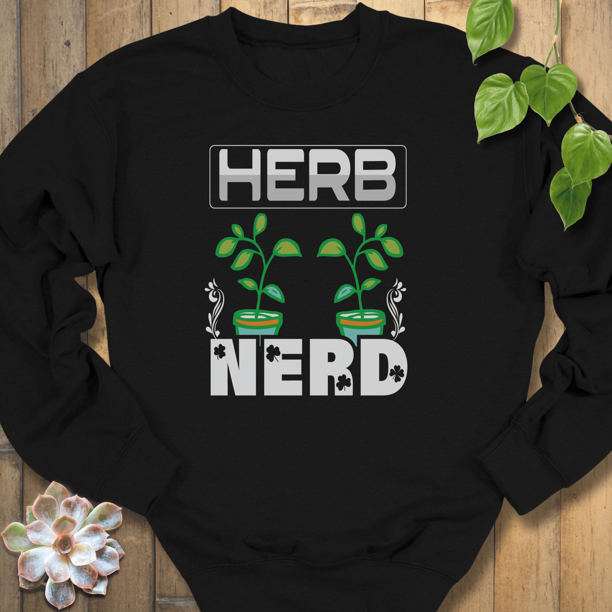 Black / S Herb Nerd Sweatshirt Sweatshirt