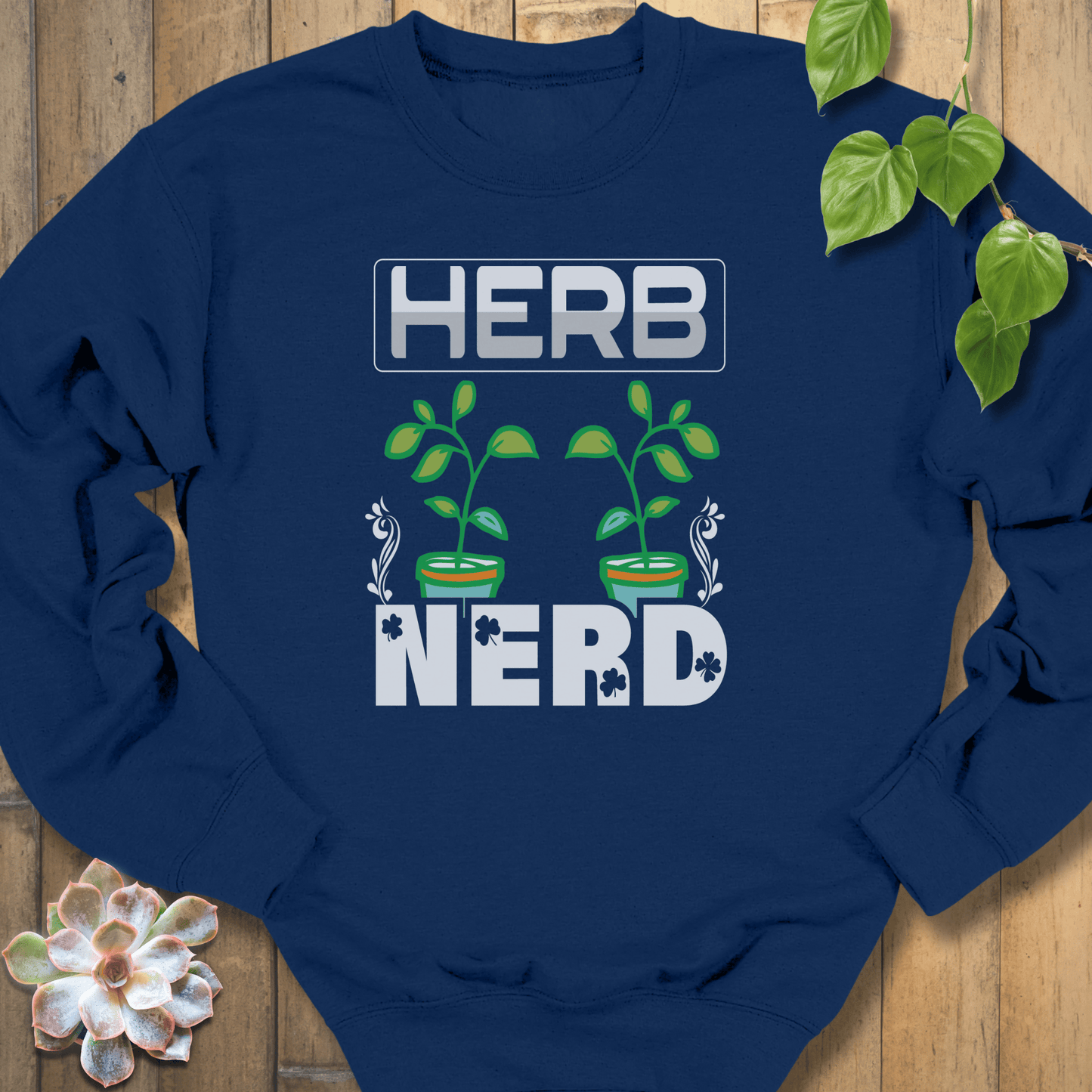 Navy / S Herb Nerd Sweatshirt Sweatshirt