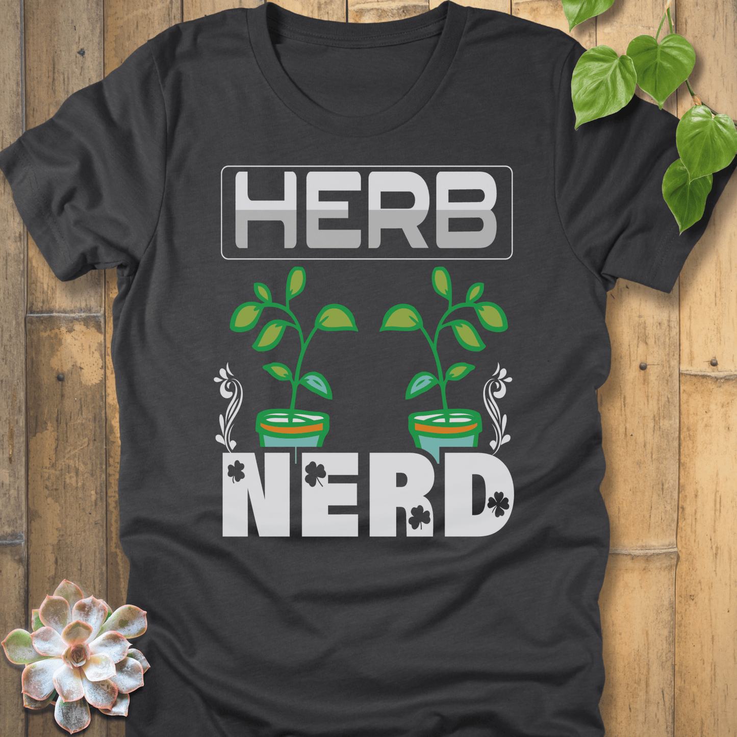 Dark Grey Heather / S Herb Nerd T-Shirt T-Shirt