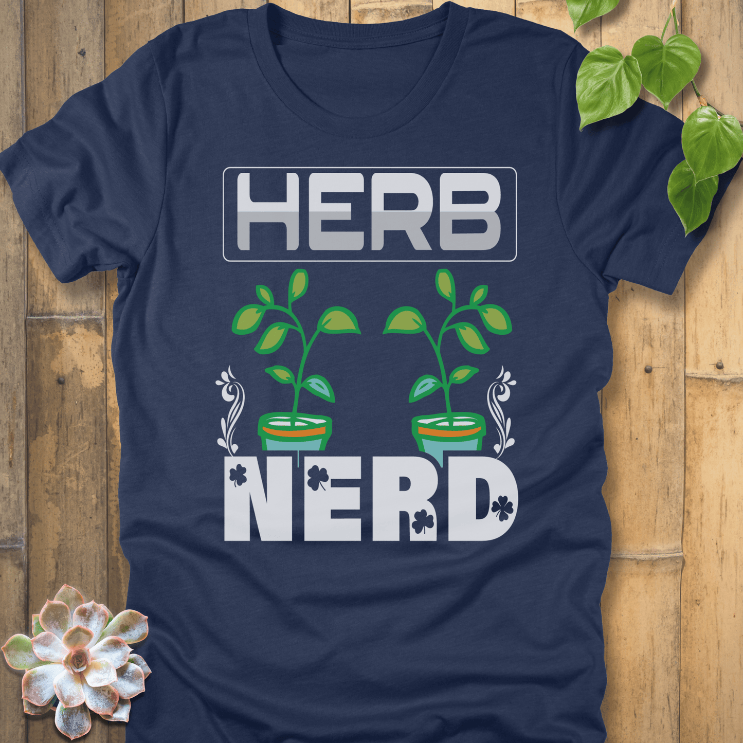 Heather Navy / S Herb Nerd T-Shirt T-Shirt