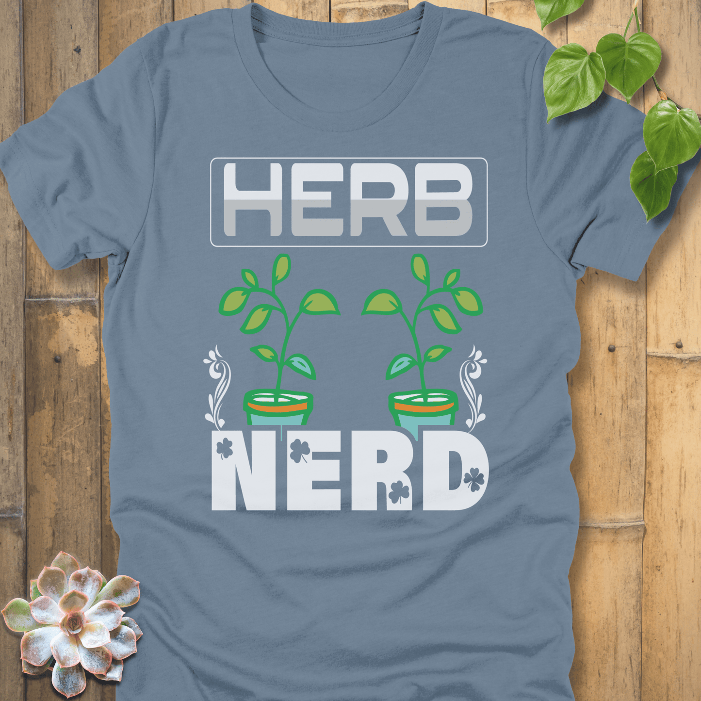 Steel Blue / S Herb Nerd T-Shirt T-Shirt