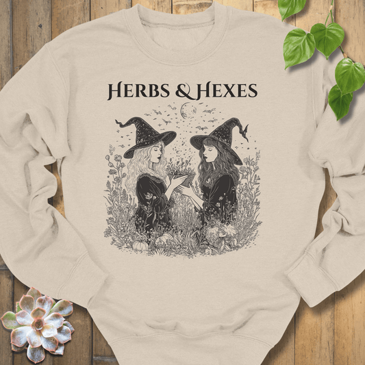 Sand / S Herbs & Hexes Sweatshirt Sweatshirt