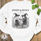 White / S Herbs & Hexes Sweatshirt Sweatshirt