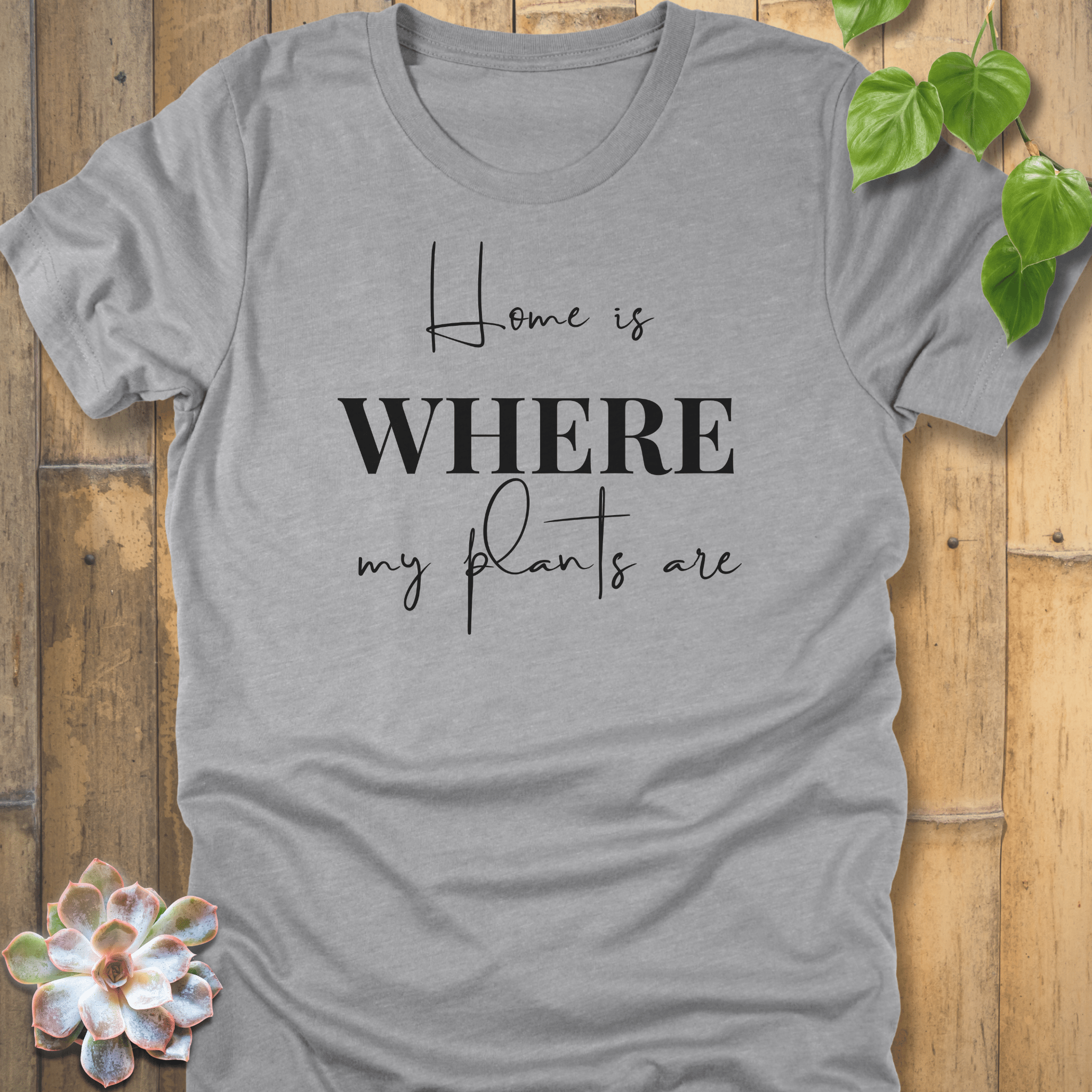 Athletic Heather / S Home T-Shirt T-Shirt