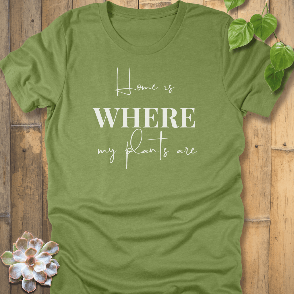 Heather Green / S Home T-Shirt T-Shirt