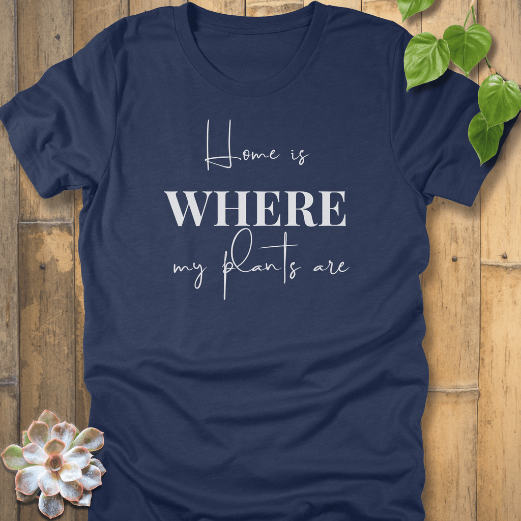 Heather Navy / S Home T-Shirt T-Shirt