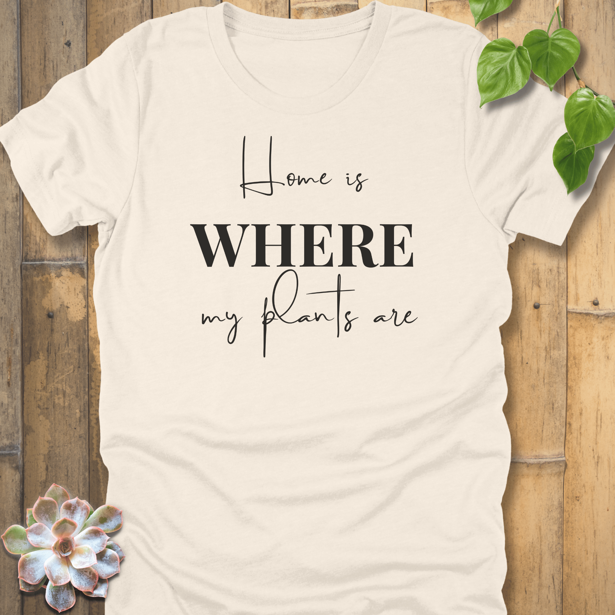 Natural / S Home T-Shirt T-Shirt