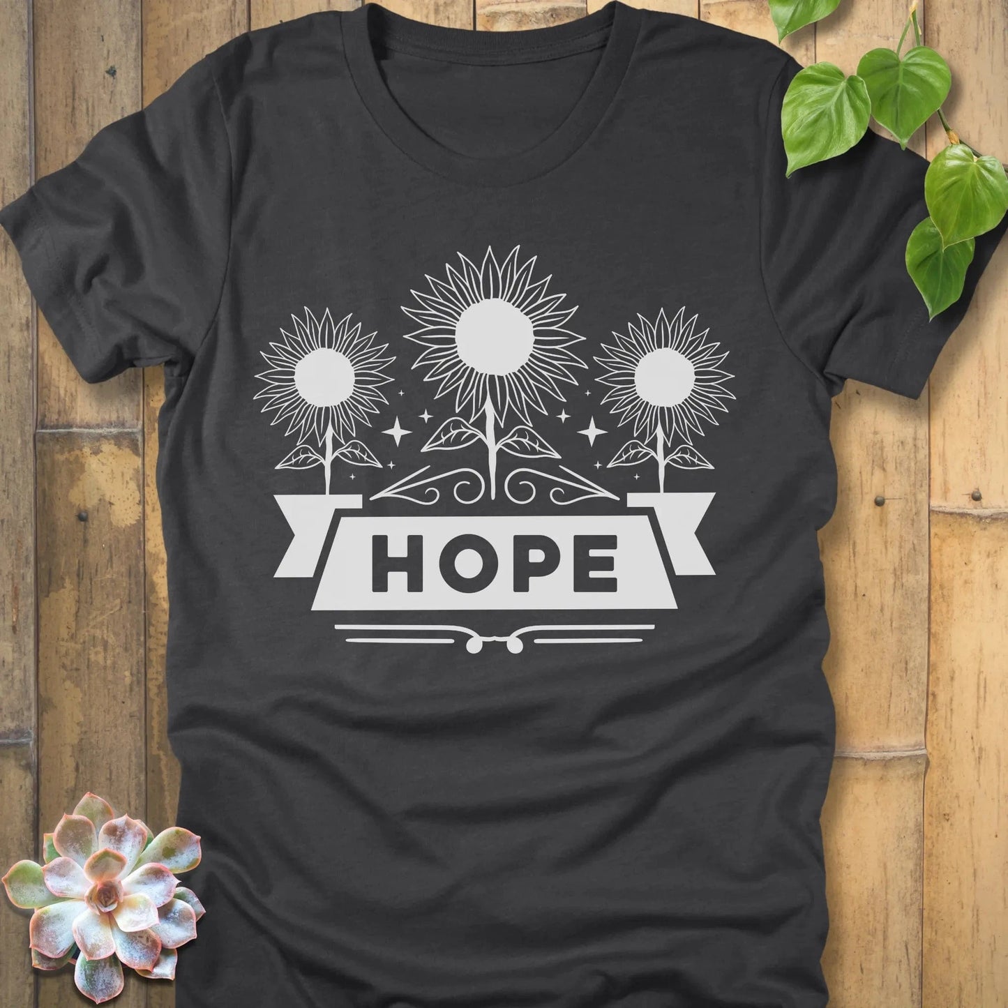 Dark Grey Heather / S Hope T-Shirt T-Shirt