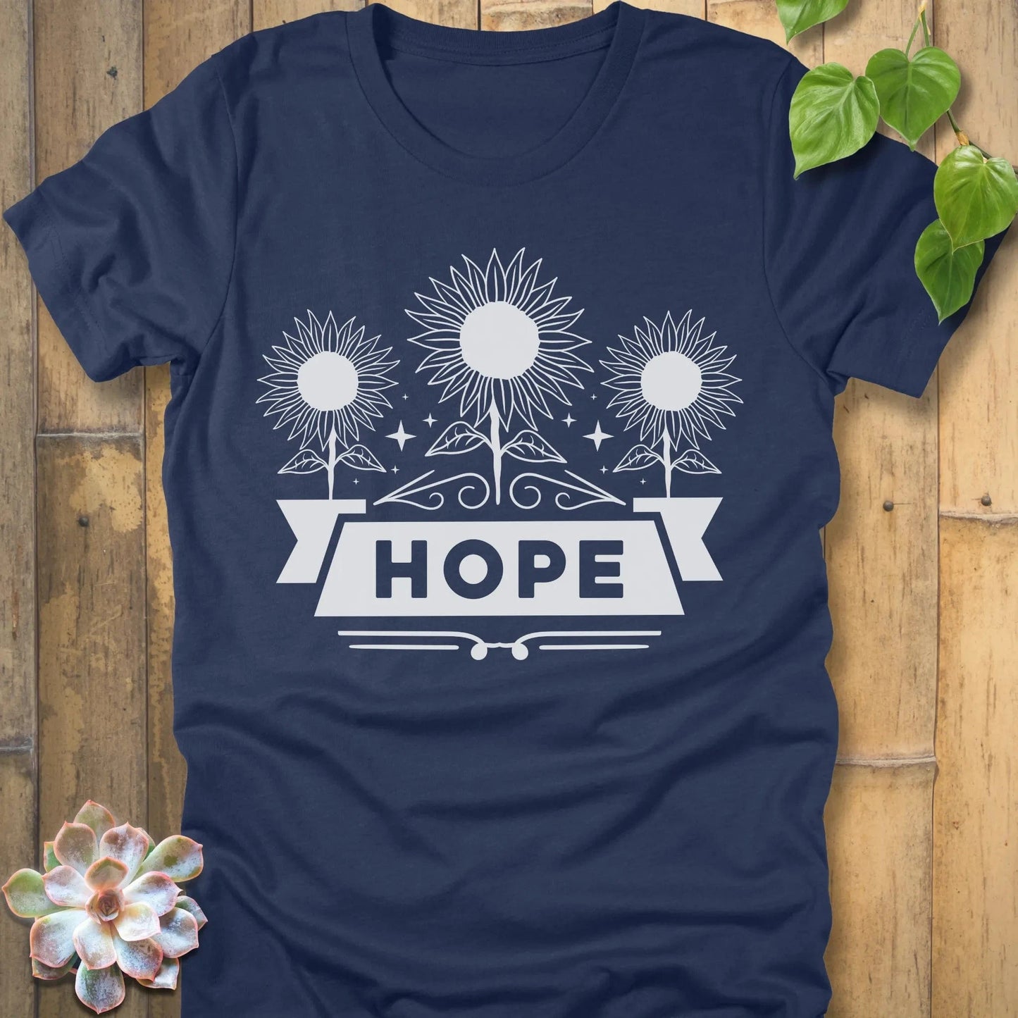 Heather Navy / S Hope T-Shirt T-Shirt