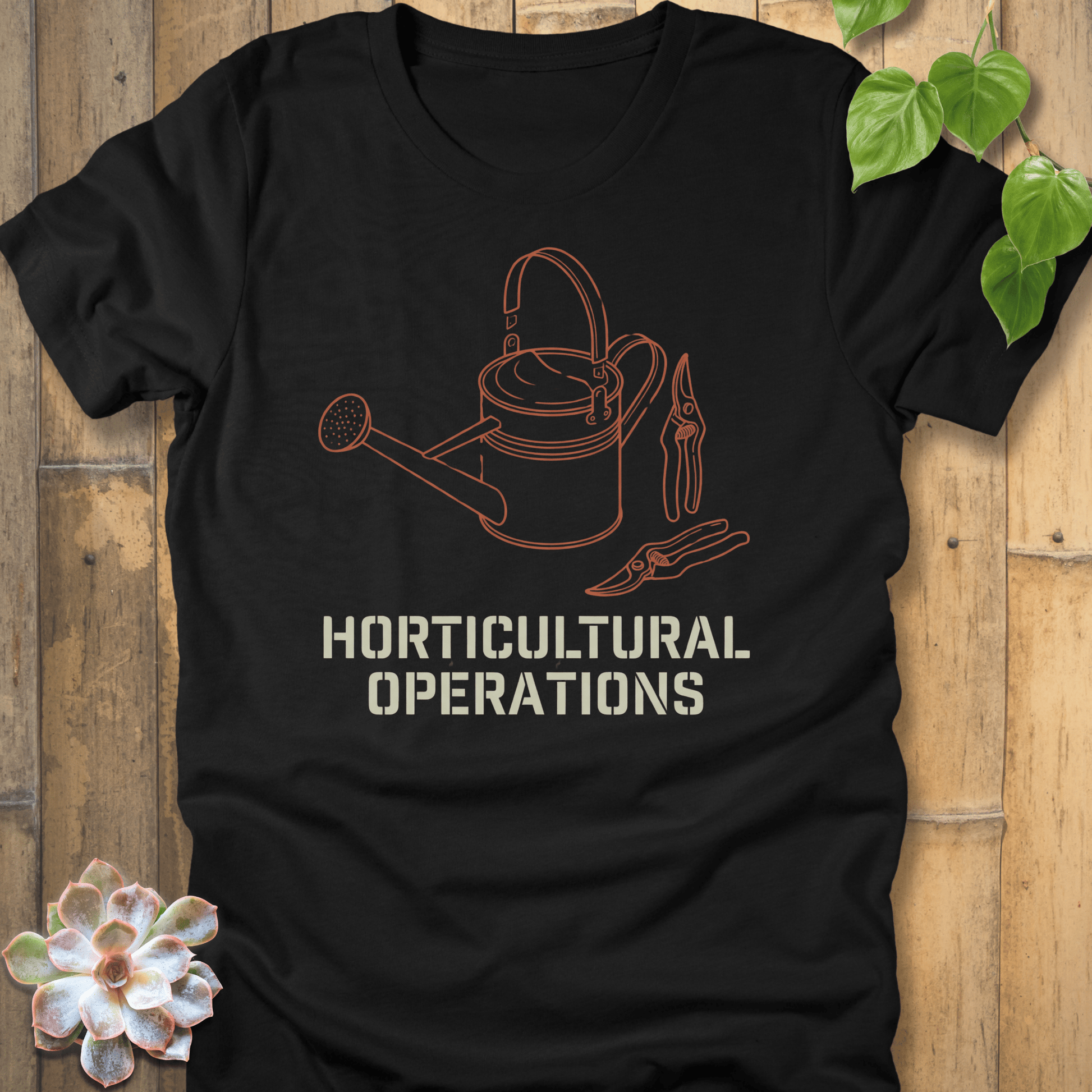 Black / S Horticultural Operations T-shirt T-Shirt